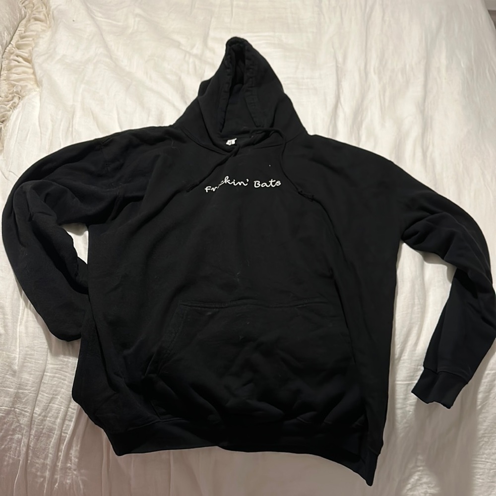 Frickin’ Bats black hoodie sweatshirt